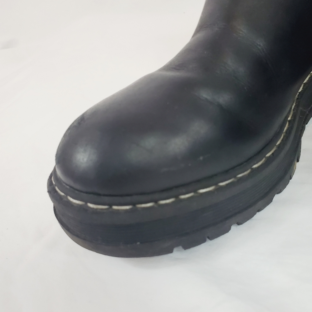 Marc Fisher black Leather Padmia Chelsea Boot - Picture 5 of 11